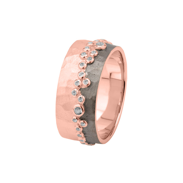 Ring AURELIA 10 mm bicolor