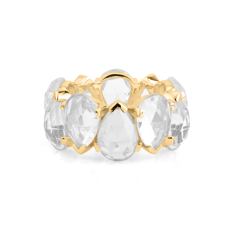 Ring CASSIOPHEYA ROSECUT Topas