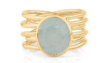 Ring MARLENE Silber mit Aquamarin