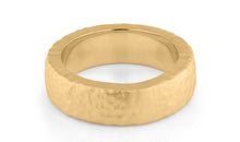 Gelbgold 9 K Ring SIMON  matt gehammert